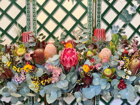 Native Casket Arrangement